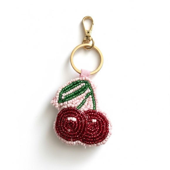Handbags - Beaded Cherry Bag Charm